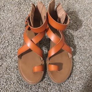 Brown sandals